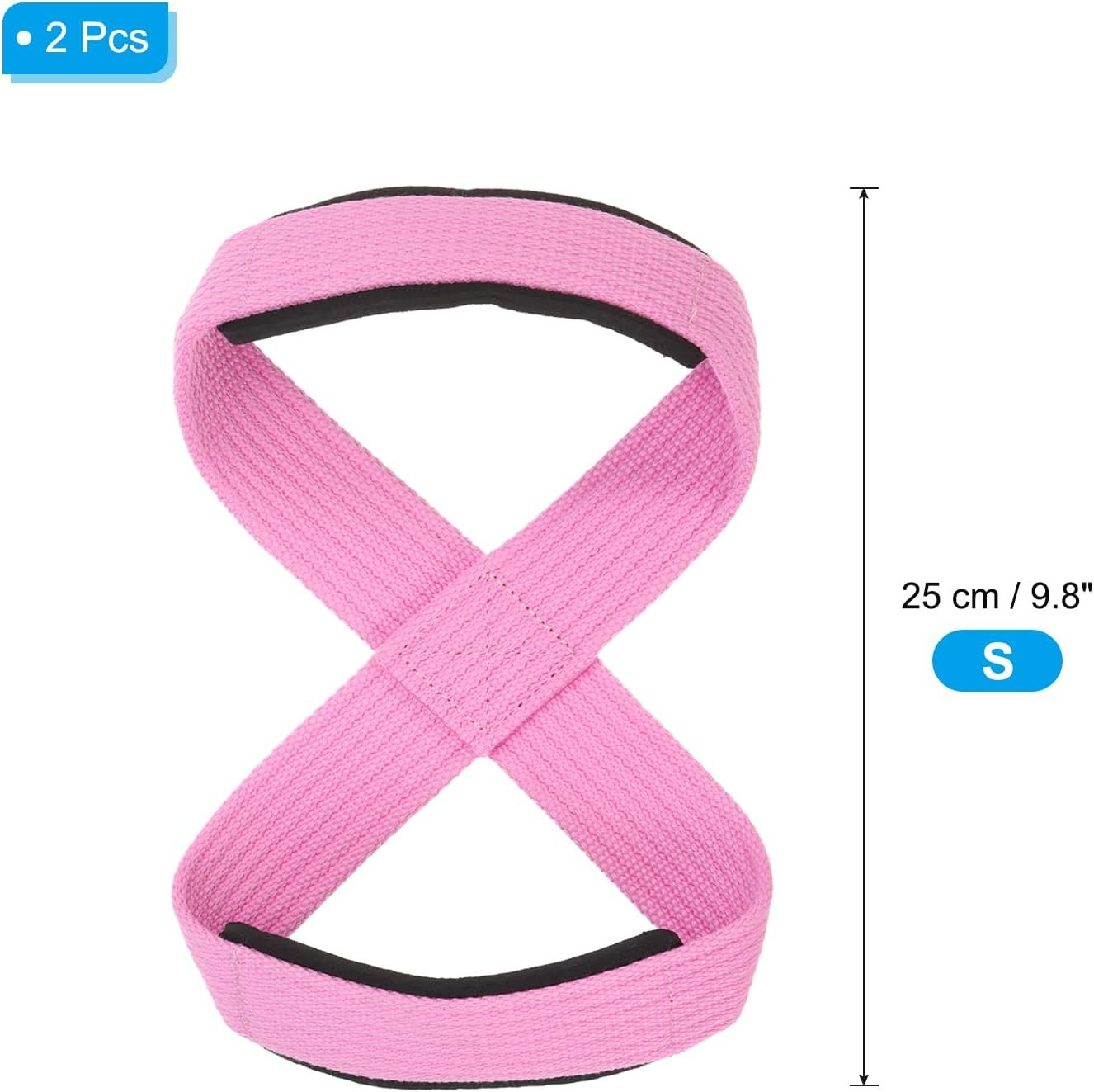 Figure Lifting Strap, Weightlifting Wrist Wraps Dead Lift Padded Grips for Fitness Power Strength Training - Image 2